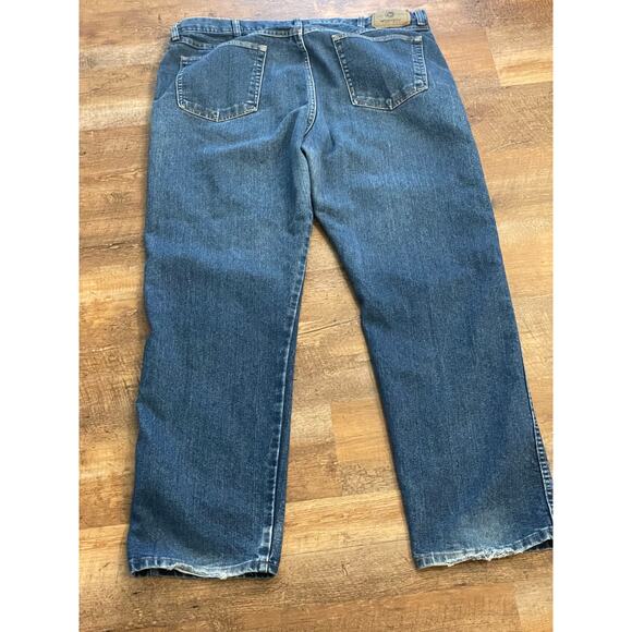 Wrangler Men's distressed denim blue jeans 40 x 32 - Picture 8 of 12